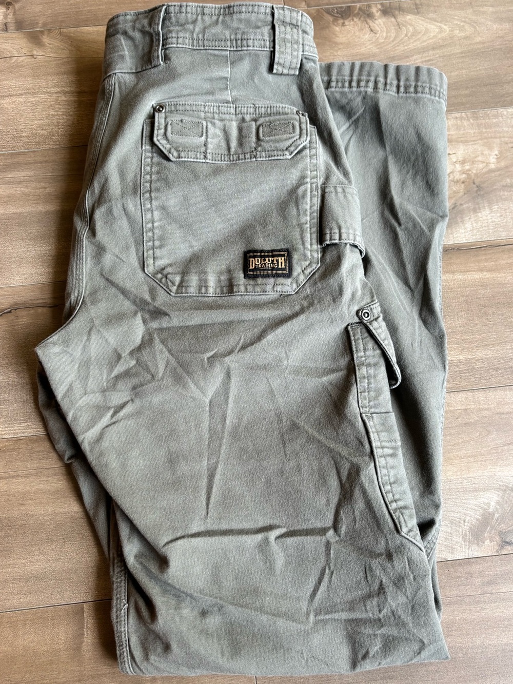 Duluth Trading Co Flex Fire Hose Cargo Work Pants